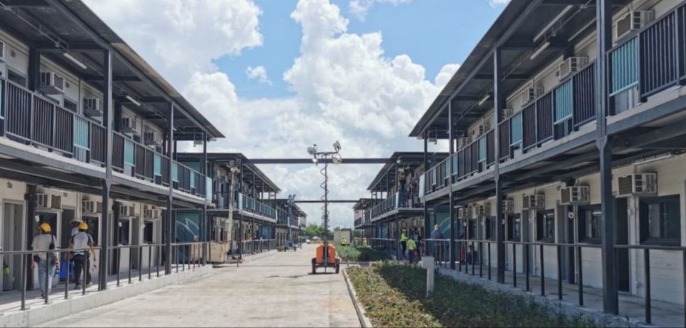 Penny’s Bay isolation center. Photo: Development Bureau