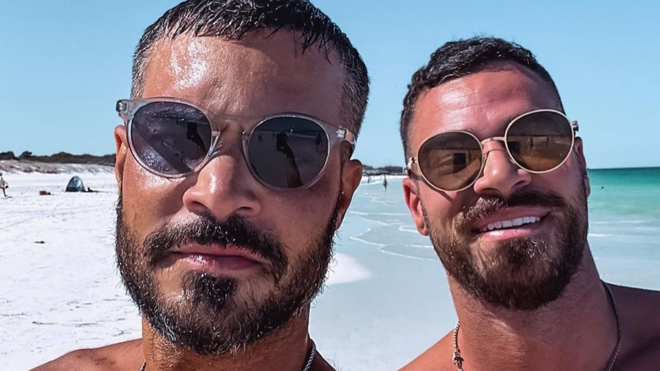 Ryan Channing (left) pictured with his brother, Jake, in the latter’s tribute on Instagram. Ryan Channing, skincare brand CEO and model, died in Bali on May 8, 2022. Photo: Taken from Jake Channing’s Instagram with his permission.