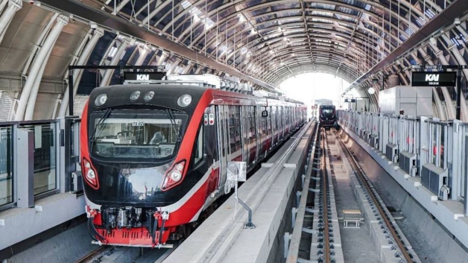 An LRT Jabodebek train. Photo: PT KAI