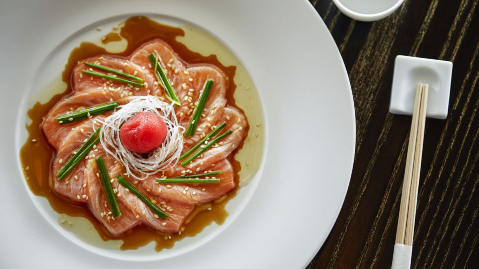 Nobu’s signature New Style Sashimi. Photo: Nobu
