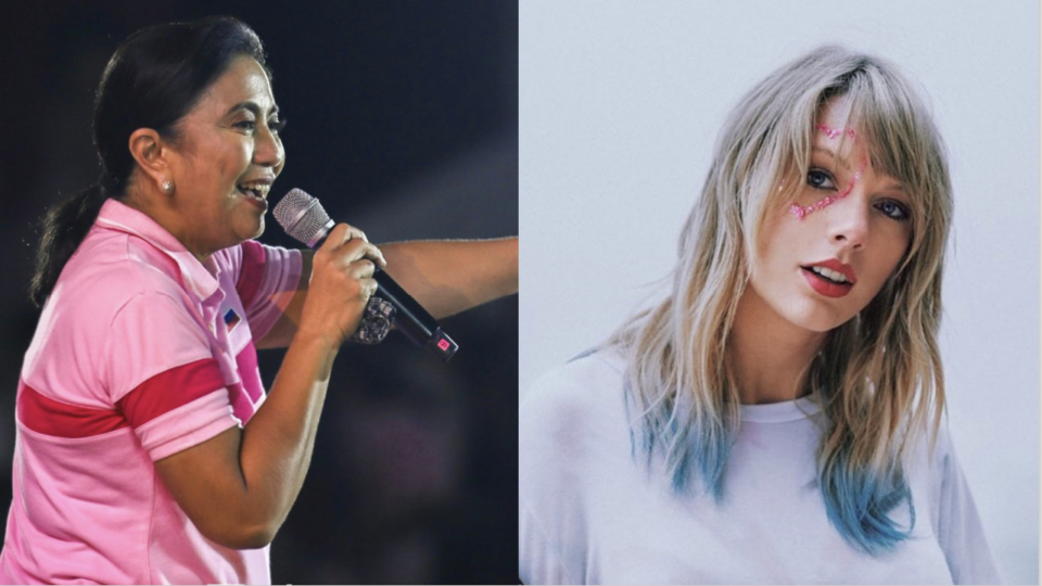 Vice President Leni Robredo supporters are trying to make a meeting with Taylor Swift happen as Robredo attends daughter Jillian’s graduation in NYU — where Swift will also be in attendance. Images: VP Leni Robredo / Taylor Swift