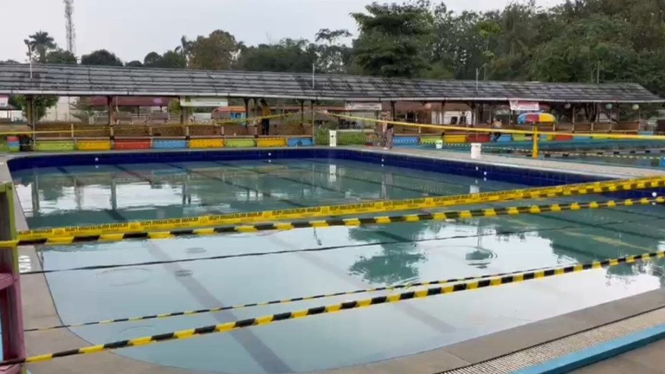 The pool at Taman Herbal Insani. Photo: Handout