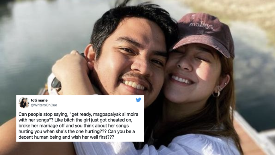  Fans are angry the internet is feasting on Moira de la Torre’s and Jason Hernandez’s separation after three years of marriage. Image: @jasonmarvinph (Instagram)