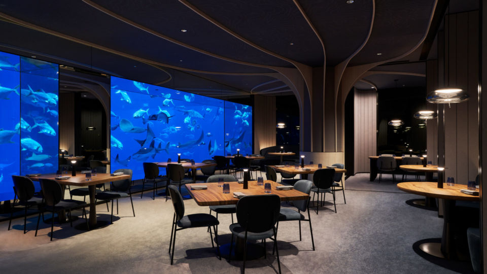 The main dining room at Ocean Restaurant at Resorts World Sentosa. Photo: Resorts World Sentosa
