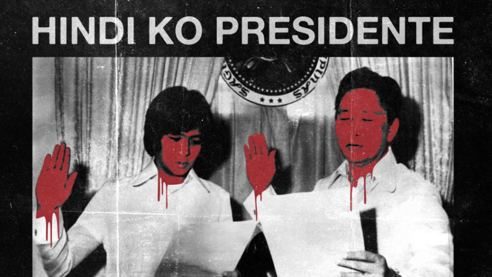 Rappers launch Hindi Ko Presidente compilation album under Tambisan sa Sining. Image: Tambisan sa Sining