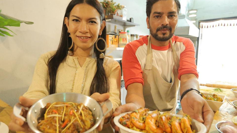 A file photo of Chaloampol “Amy” Pimwan and Sunil Kumar. Photo: Curry in Boxes
