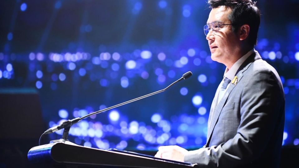 A file photo of Chaiwut Thanakamanusorn, Digital Economy and Society Minister. Photo: Ministry of Digital Economy and Society 
