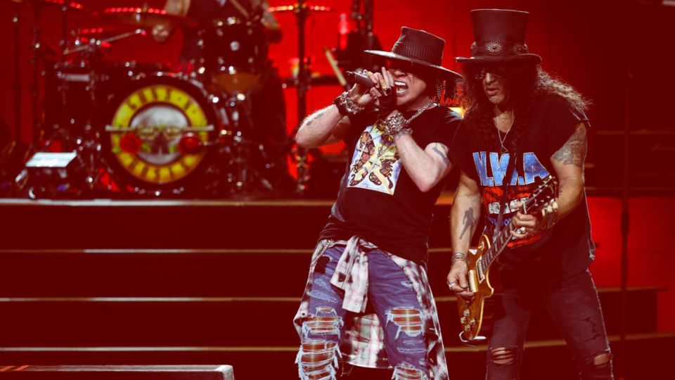 Rock legends Axl Rose and Slash in a 2019 photo. Photo: Guns N’ Roses/Facebook
