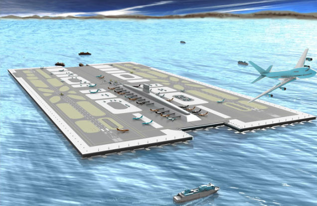 Conceptual image of the planned North Bali Airport. Photo: Coconuts Media.