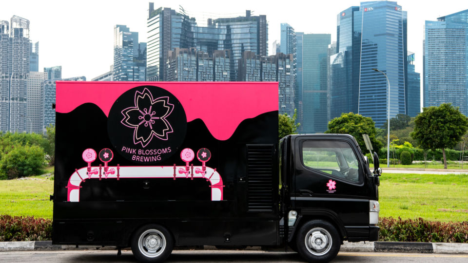 Singapore’s first craft beer truck to pour up next week. Photo: Pink Blossoms Brewing
