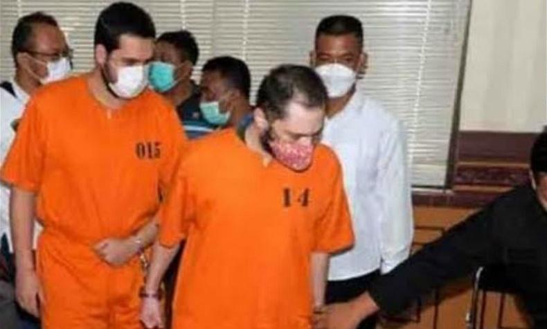 Two foreigners were found guilty of having robbed and assaulted an Italian couple in a villa in Seminyak on Aug. 9, 2022. Photo: Obtained.