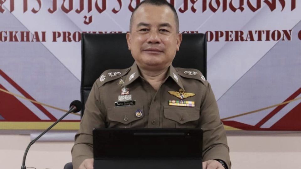 A file photo of Maj. Gen. Paisarn Luesomboon, former spokesperson of the Region 4 Provincial Police.
