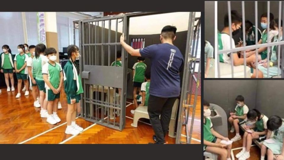 Alleged screengrabs of King Lam Catholic Primary School’s now-deleted Facebook post. Photo: Facebook/Jason Poon