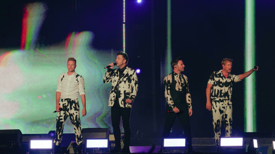 Westlife live in Singapore. Photo: Adrian Lee/Coconuts