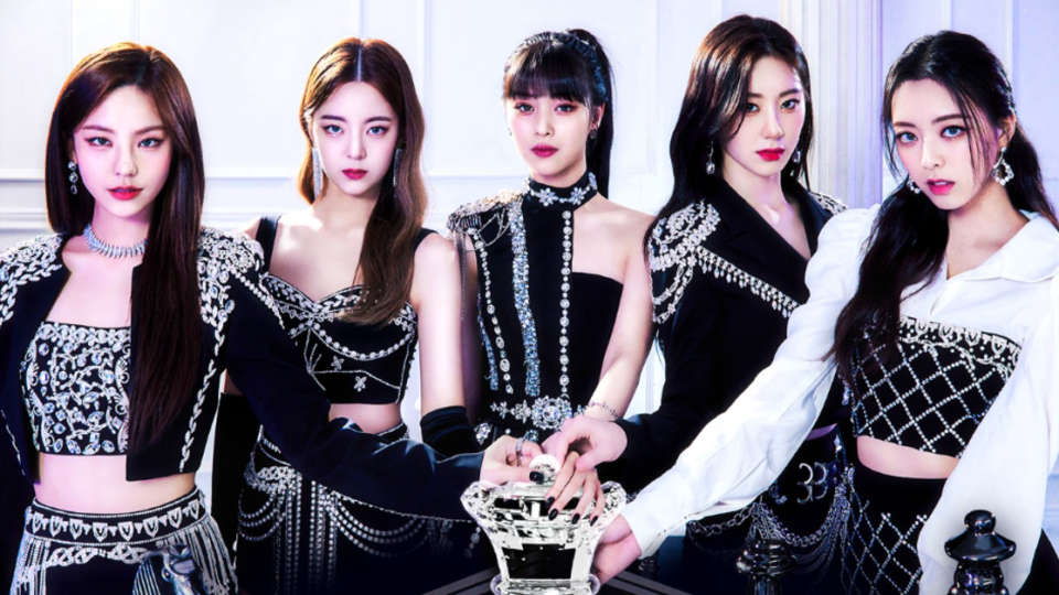 Members of South Korean girl group Itzy in a promotional image. Image: JYP Entertainment