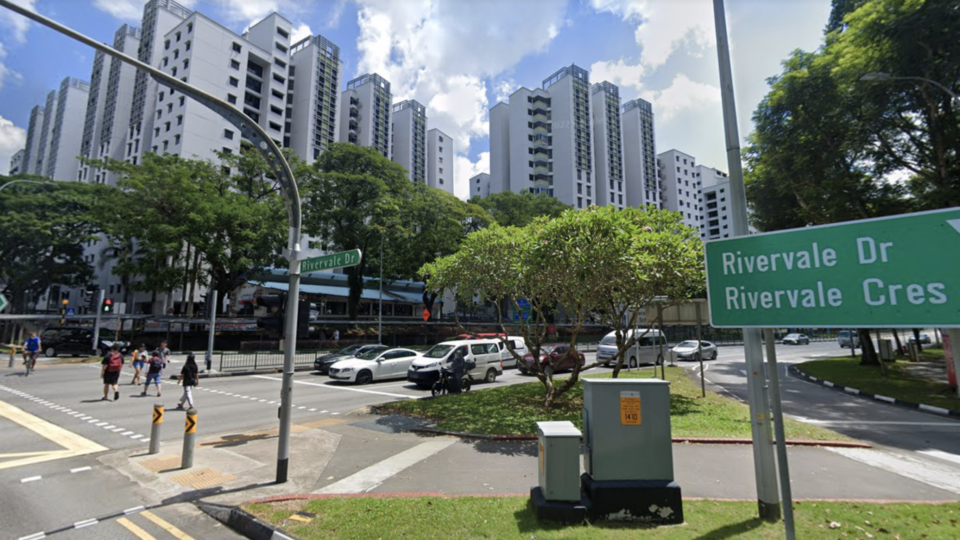 Rivervale Drive in Sengkang. Photo: Google Maps
