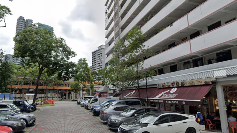 Coffee shop at Block 1, Beach Road. Photo: Google Maps