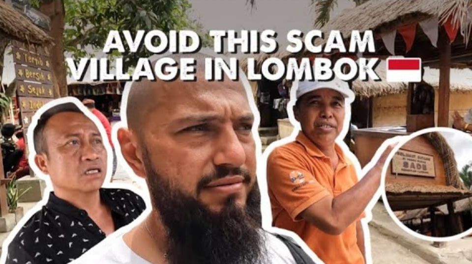 A clip from an Azerbaijan-born travel influencer Davud Akhundzada alleging handicraft sellers at a village in Lombok of scamming tourists sparked strong reactions online. Photo: Screengrab.
