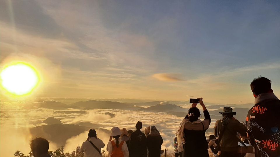 Tourists flock at the Phu Chi Fah National Park in Chiang Rai. Photo: Phu Chi Fah National Park
