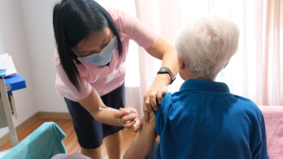 Photo: The Salvation Army Peacehaven Nursing Home via Ong Ye Kung’s Facebook
