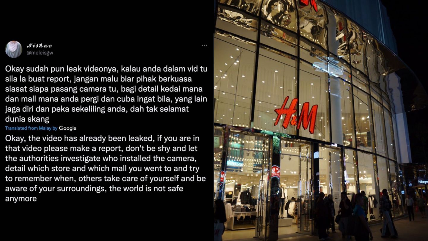 H&M Malaysia lodges police report over allegations of hidden cameras in its dressing  rooms | Coconuts