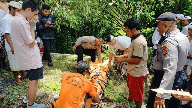 The body of Marina Konstensko, 24, was retrieved from the Tuyung River in Ubud on Jan. 14, 2023. She reportedly lost control of her bike and plunged 30 meters down to her death. Photo: Obtained.