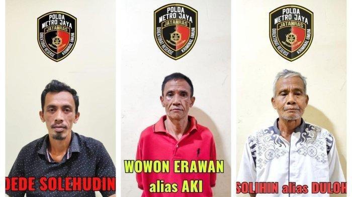 The suspects behind the murder of at least nine people in Indonesia. Photo: Police handout