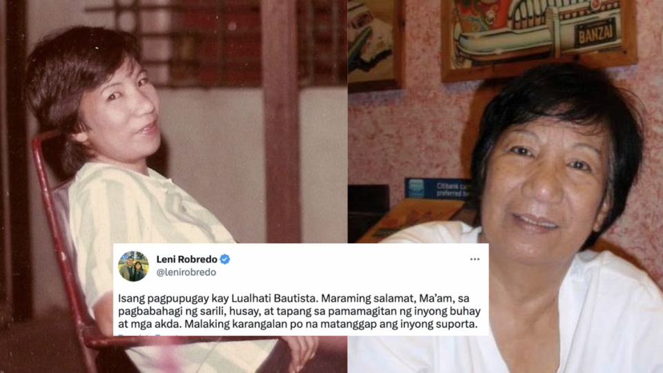 Images: Lualhati Bautista / Leni Robredo