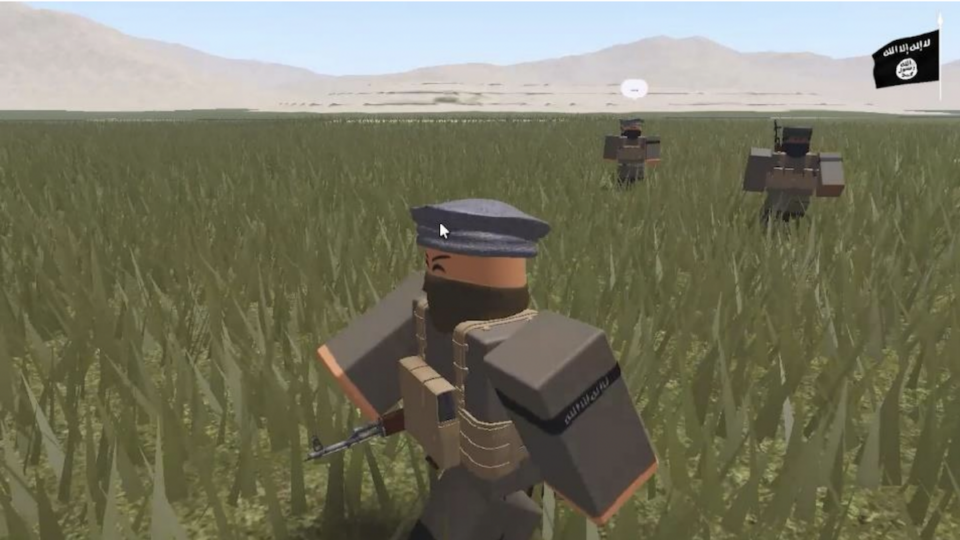 One of the teens joined Roblox servers where the virtual settings replicated actual conflict zones like the ones in Syria and Marawi in the Phillippines. Photo: ISD
