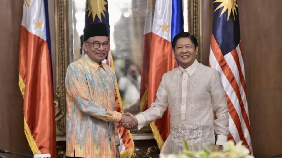 Anwar is currently in the Philippines on a two-day official visit with his wife Wan Azizah Wan Ismail and Home Minister Saifuddin Nasution Ismail. Photo: Anwar Ibrahim Facebook