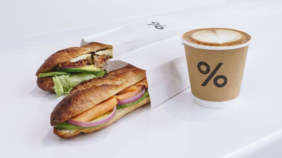 % Arabica just launched baguette sandwiches in Jakarta. Photo: % Arabica