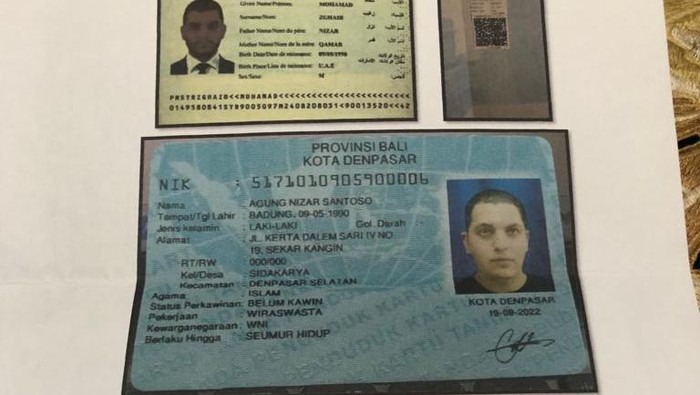 Two foreign nationals – a Syrian and a Ukrainian – were recently arrested for having forged documents in order to obtain Indonesian ID cards (KTP). Photo: Obtained.