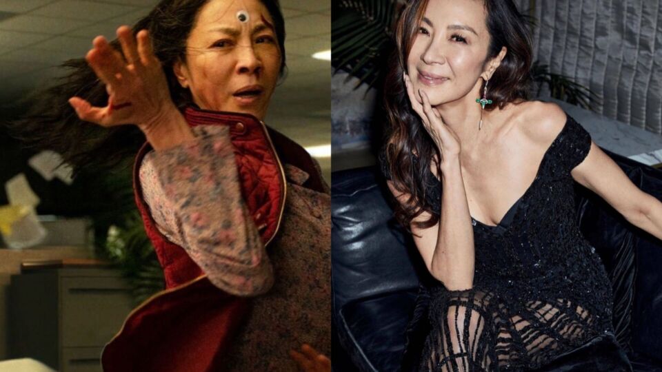 Michelle Yeoh is the first Asian woman to win a leading film acting award at the Academy Awards on Sunday night. Photo: Yeoh as Evelyn Quan in ‘Everything, Everywhere, At Once’
