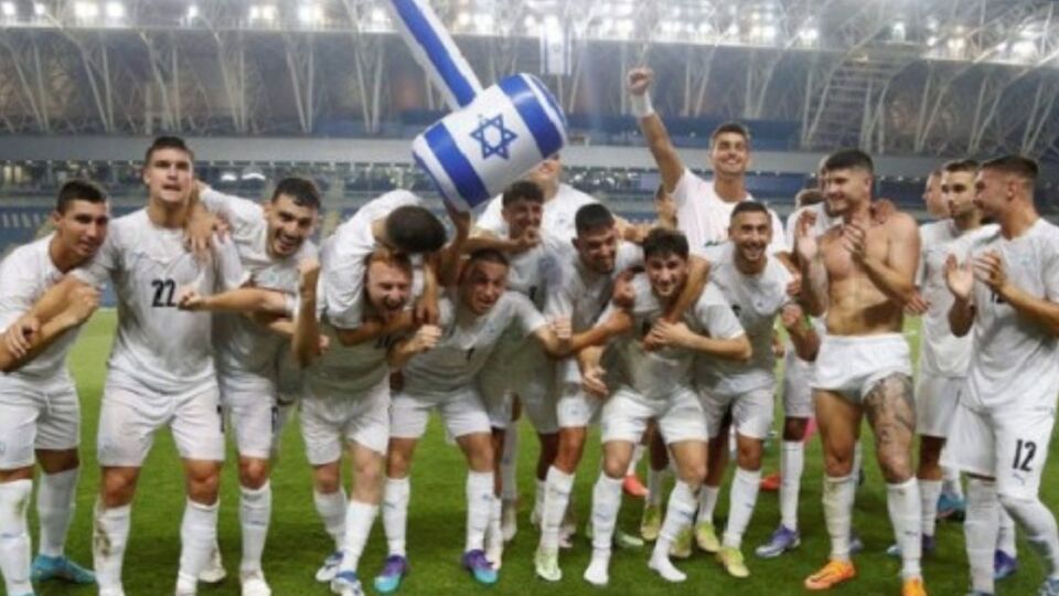 Israel’s U-20 football team. Photo: Instagram/@isr.fa