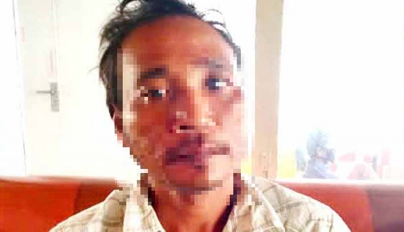 S, originally from Jember, East Java, was arrested by the Mengwi Police on March 26, 2023, in his hometown after he reportedly stole money from his Australian boss. Photo: Obtained.