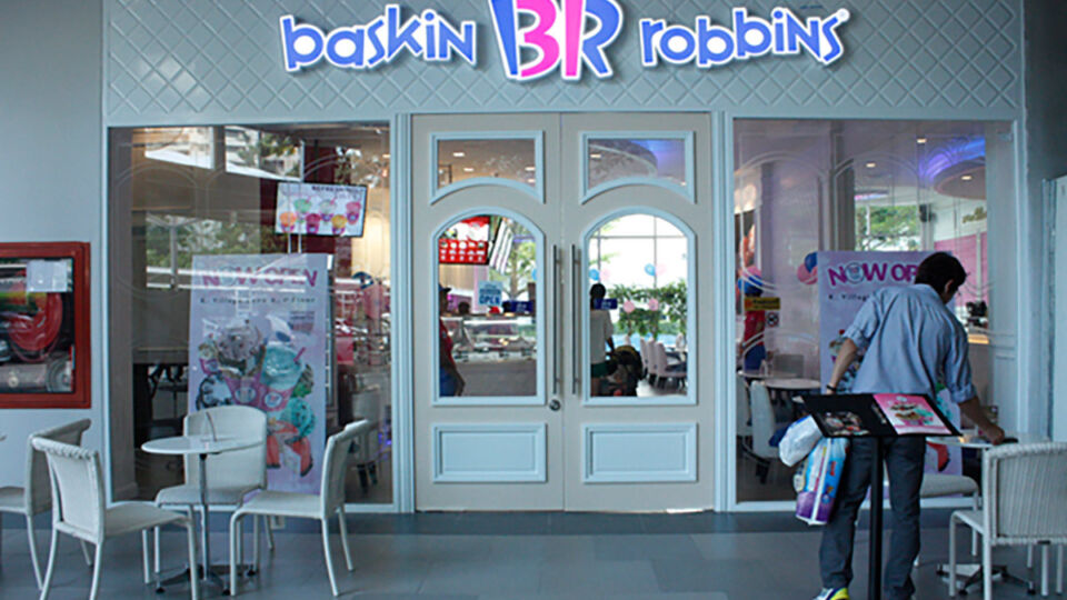 The former Baskin Robbins store in Bangkok’s K Village shopping mall. Photo: K Village