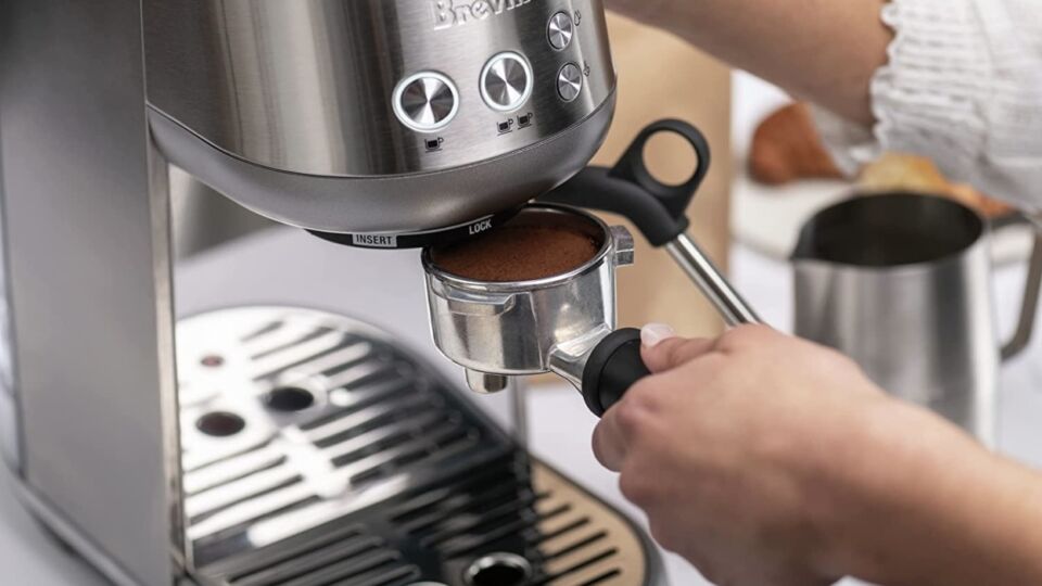 Breville’s Bambino Plus coffee machine. Photo: Breville