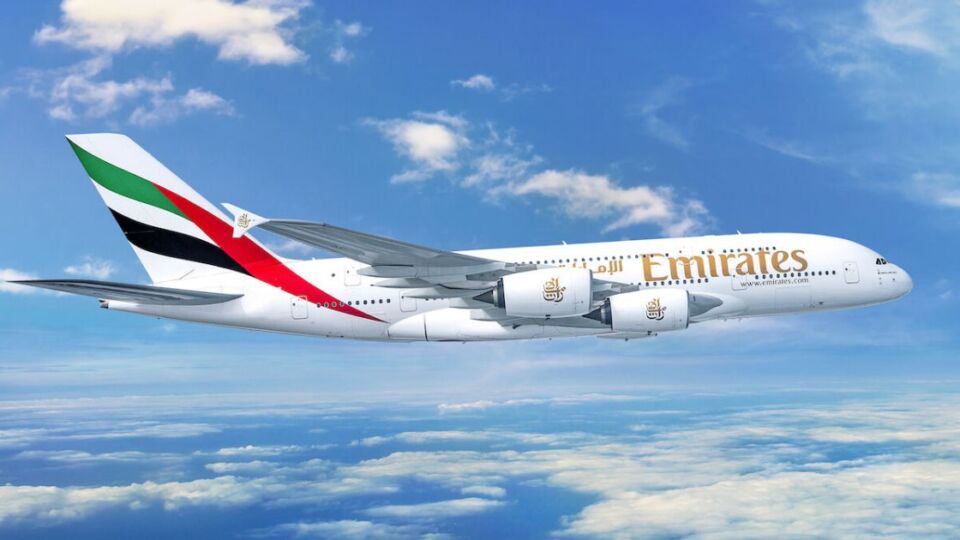 An Airbus A380 operated by Emirates. Photo: Emirates