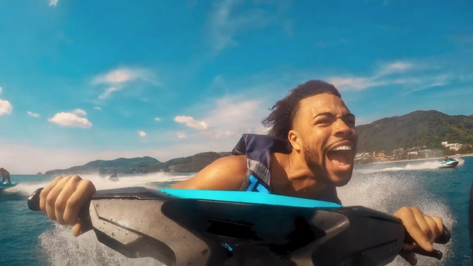 A scene from French rapper Gambi’s video “Ils Ont Pete.”
