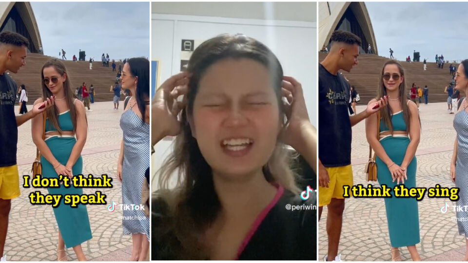 A TikTok user proving that Singaporeans can indeed sing. Photos: ​​Nat Chipa/TikTok, Periwinkletinkles/TikTok
