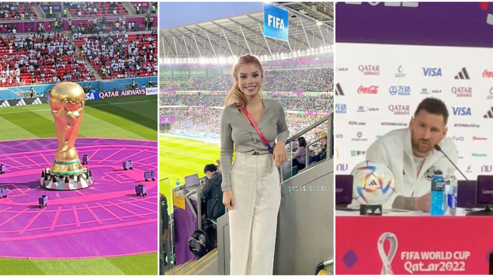 Singaporean founder of Futbolita Ash Hashim at the 2022 FIFA World Cup. Photos: Ash Hashim
