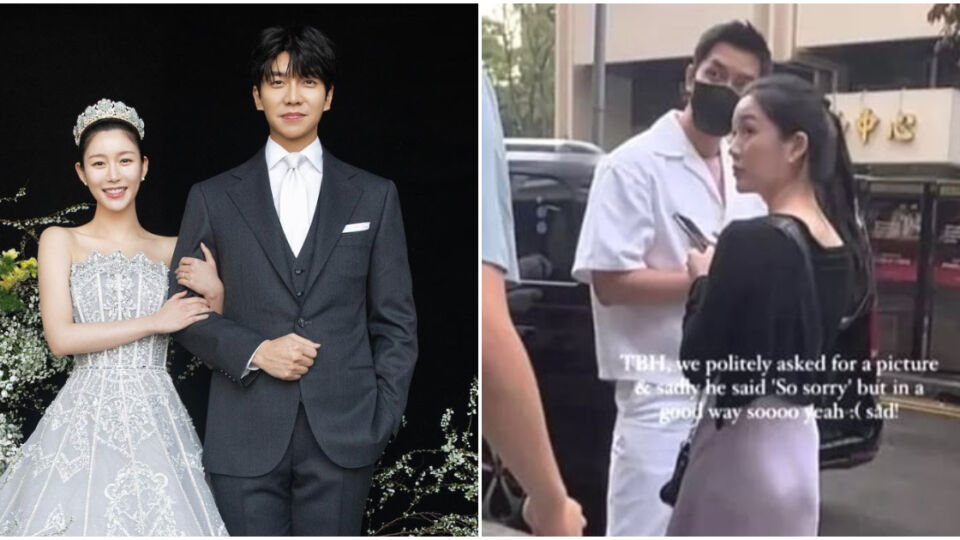 South Korean newlyweds Lee Seung Gi and Lee Da In. Photos: Estado/Instagram, Instagram
