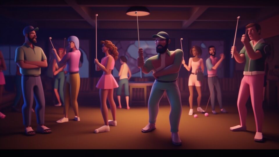 An event this strange called for an artificially imagined response. Image: Midjourney AI