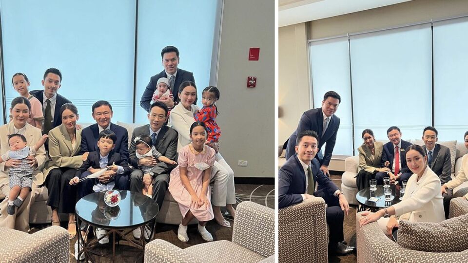 Paetongtarn Shinawatra posted images of her family welcoming the return of her father and former prime minister Thaksin Shinawatra. Images: Paetongtarn Shinawatra / Instagram
