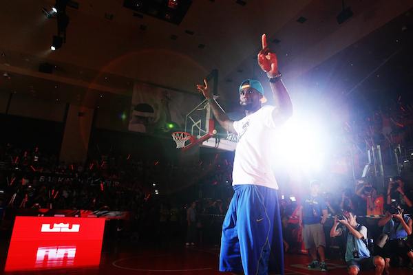 Lebron James, Hong Kong
