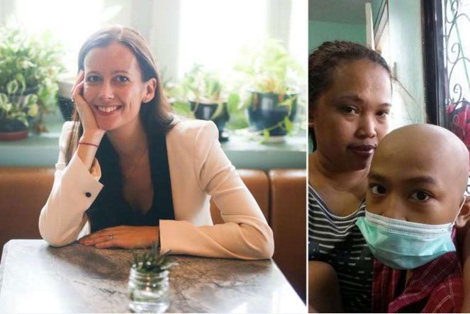 Isabelle Claisse and Mariza Cañete | Photo: Straits Times