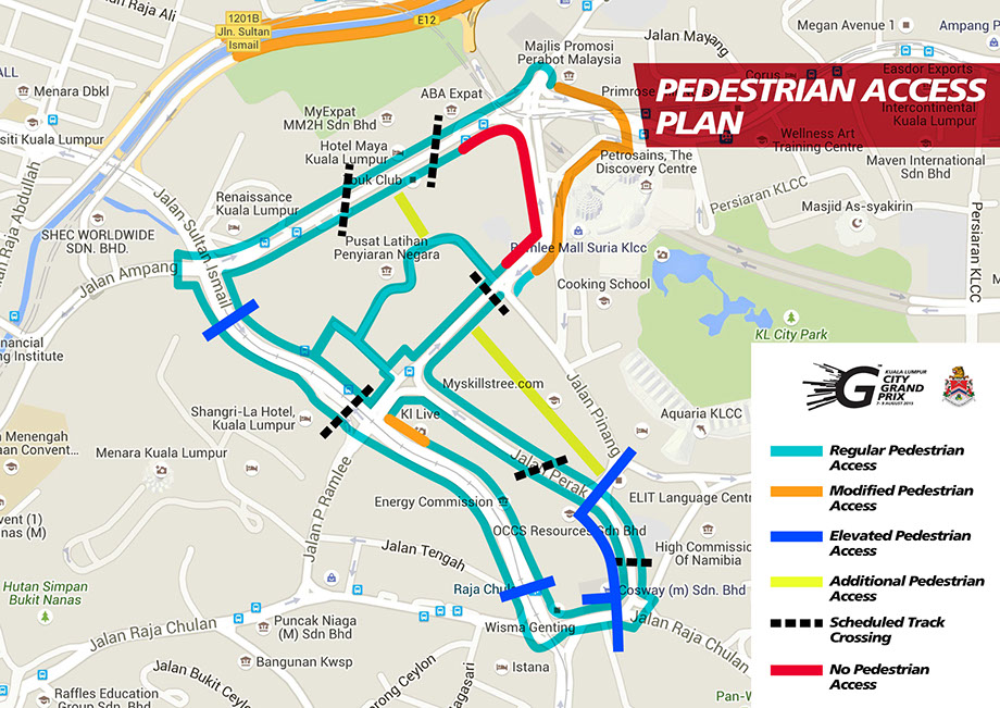 KL City GP map (Image credit:http://www.gtcitygrandprix.com/)
