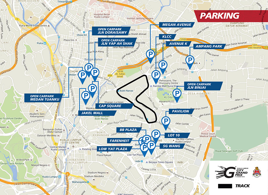KL City GP map (Image credit:http://www.gtcitygrandprix.com/) 