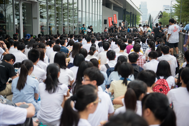 Hong Kong, student strike, class boycott, protest, occupy central