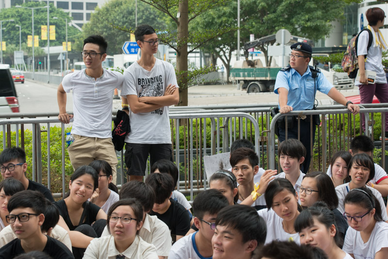 Hong Kong, student strike, class boycott, protest, occupy central